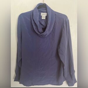Vintage Christian Dior Silk Shawl blouse, 1980s